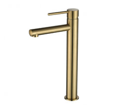 Modern National Star Mini High Rise Basin Mixer PVD Brushed Bronze | The Blue Space