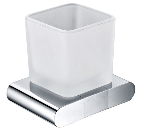 Momento Liquid Tumbler & Holder Chrome | The Blue Space