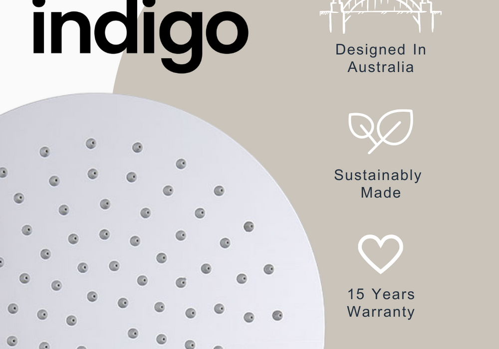 Indigo Showers Features | Indigo Ciara Shower on Rail Chrome | The Blue Space
