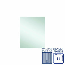 Thermogroup Rectangle Polished Edge Mirror with Demister - The Blue Space