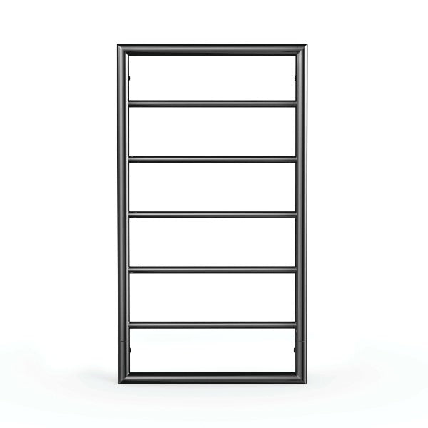 Thermogroup Jeeves Spartan Boxx Heated Towel Rail - Satin Black - The Blue Space
