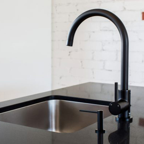 Meir Round Soap Dispenser - Matte Black