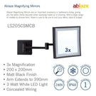 Product Features: Thermogroup Ablaze Lit Magnifying Square Mirror 3x Mag