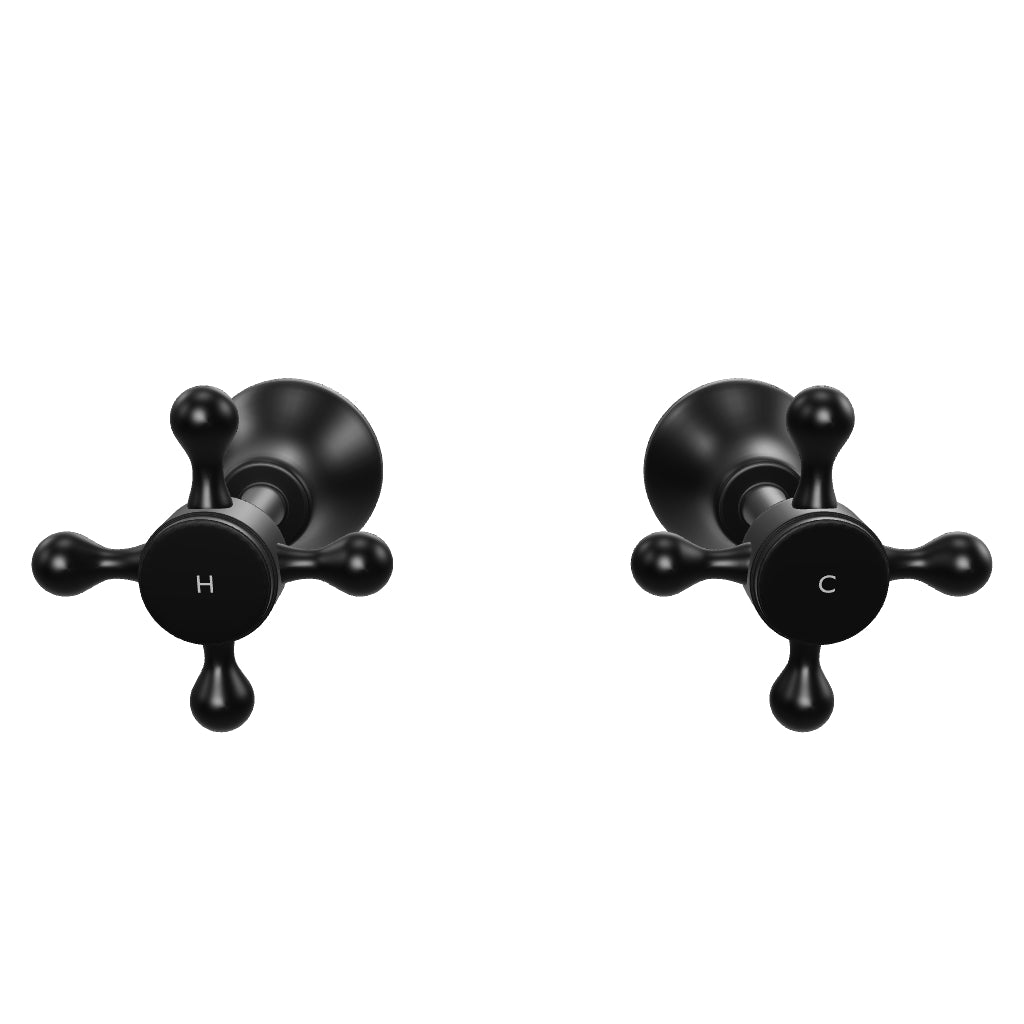 Fienza Lillian Wall Top Assemblies - Matte Black 3D Model - The Blue Space