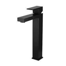 Meir Square Tall Matte Black Basin Mixer - The Blue Space