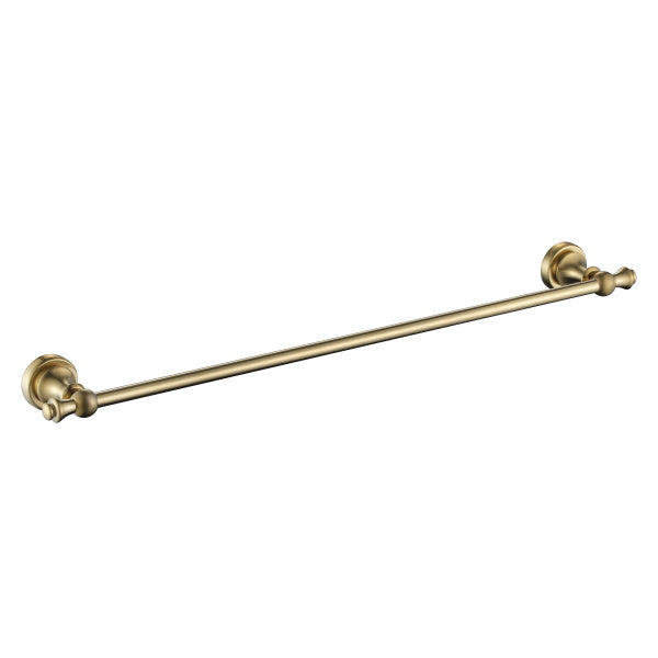 Modern National Medoc Single Towel Rail Brushed Bronze | The Blue Space