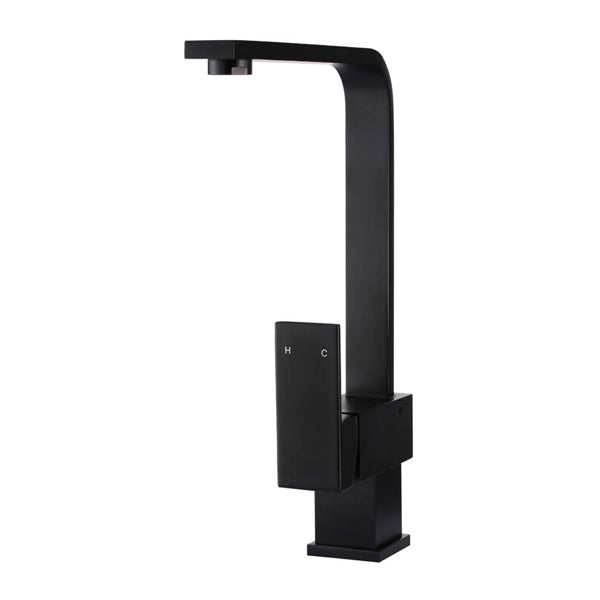 Meir Square Kitchen Sink Mixer - Matte Black