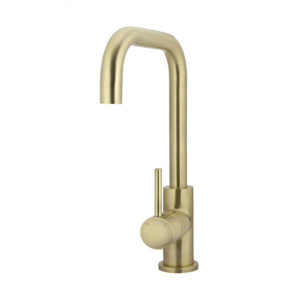 Meir Round Kitchen Sink Mixer - Tiger Bronze