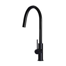 Meir Round Poccola Pull Out Kitchen Mixer Tap Matte Black Online at The Blue Space