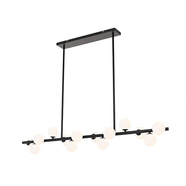 Telbix Moran G9 14 Light Pendant Black | Large pendant lights online at the Blue Space