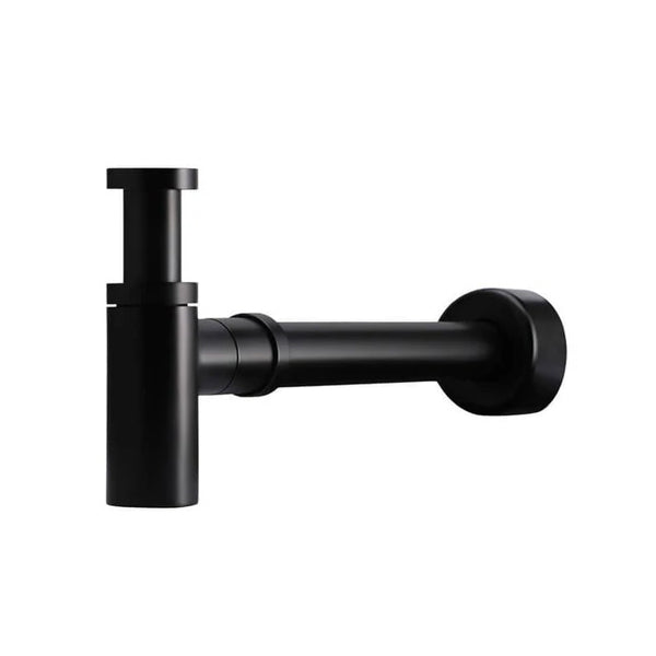 Meir Round Bottle Trap 32mm Matte Black