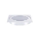 Meir Square Floor Grate Shower Drain 100mm Outlet - Chrome online at The Blue Space
