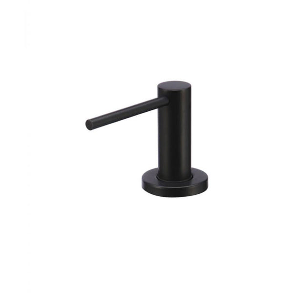 Meir Round Matte Black Soap Dispenser - The Blue Space