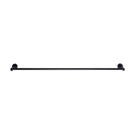 Meir Round Single Matte Black Towel Rail 900mm online at the Blue Space