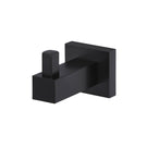 Meir Square Matte Black Robe Hook - The Blue Space