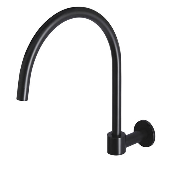 Meir Round Matte Black High Rise Spout - The Blue Space