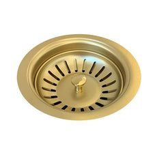 Meir Sink Strainer and Waste Plug Basket with Stopper - Gold online at The Blue Space