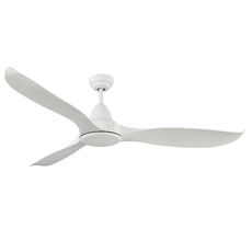 Martec Wave 52" 132cm DC Ceiling Fan with 18W LED CCT Light White Satin online at The Blue Space