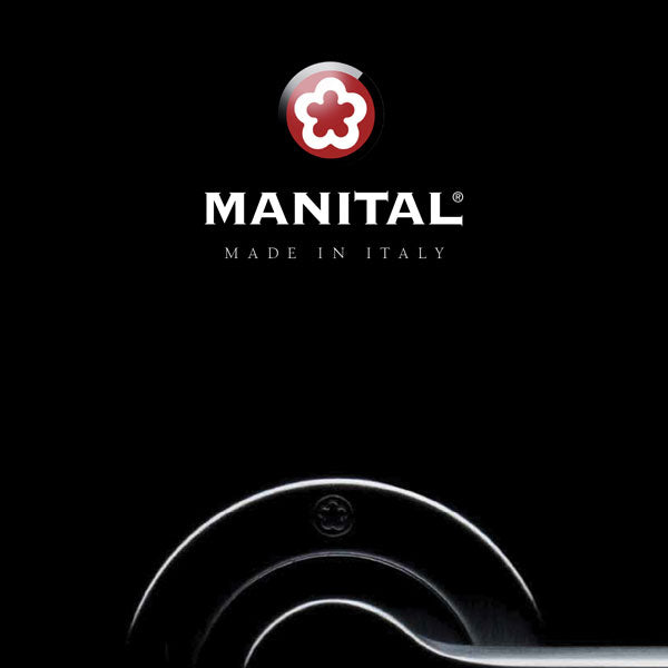 Manital Imola Privacy Door Handle Set Polished Chrome