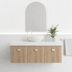 Marquis Tide Wall Hung Vanity Prime Oak finish online at The Blue Space