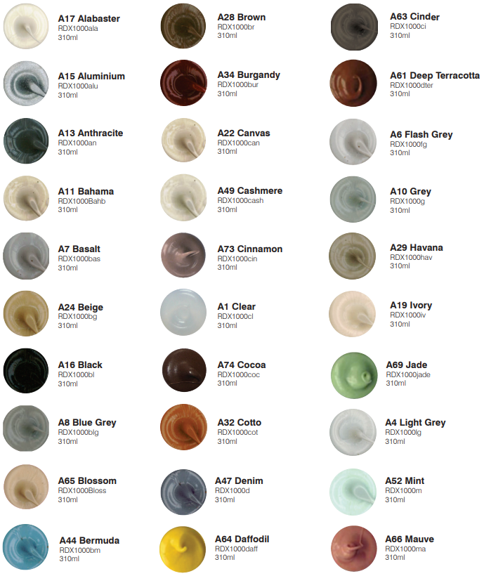 Maxisil A – Ceramic Silicone A56 Pewter Carton of 20 - Tile and Bath Co