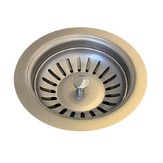 Meir Sink Strainer and Waste Plug Basket with Stopper - Brushed Nickel online at The Blue Space