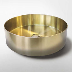 Studio Bagno Meteor Basin Brushed Brass above counter basin - online at The Blue Space