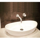 Mila Stone Basin 550mm with White Onyx finish | The Blue Space