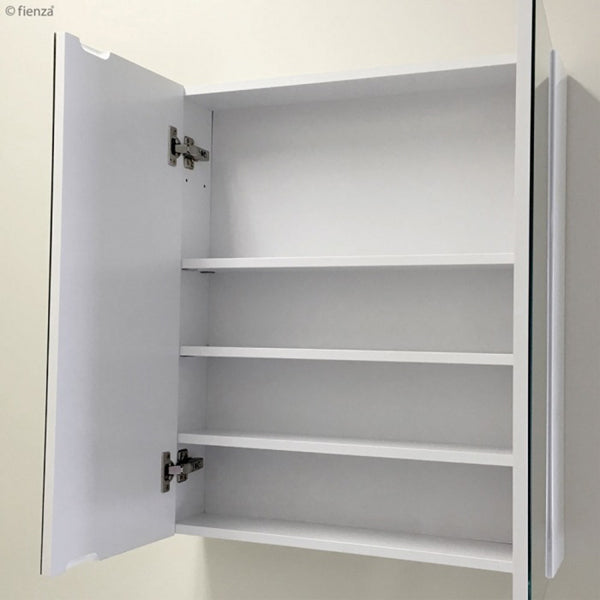 Fienza 600mm Mirror Cabinet, Pencil Edge