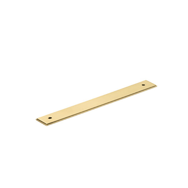 Momo Handles Barrington Backplate to Suit Bar Handle Matt Brass