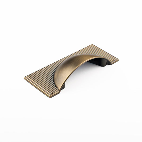 Momo Handles Barrington Cup Pull Dark Brushed Brass Online at The Blue Space