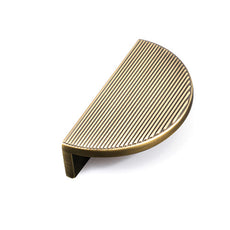 Momo Handles Barrington Eclipse Ribbed Dark Brushed Brass Online at The Blue Space