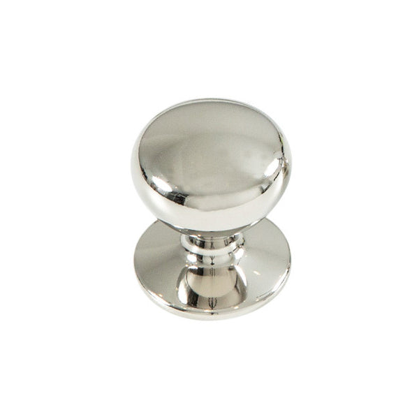 Momo Handles New Hampton Round Knob 32mm Polished Nickel