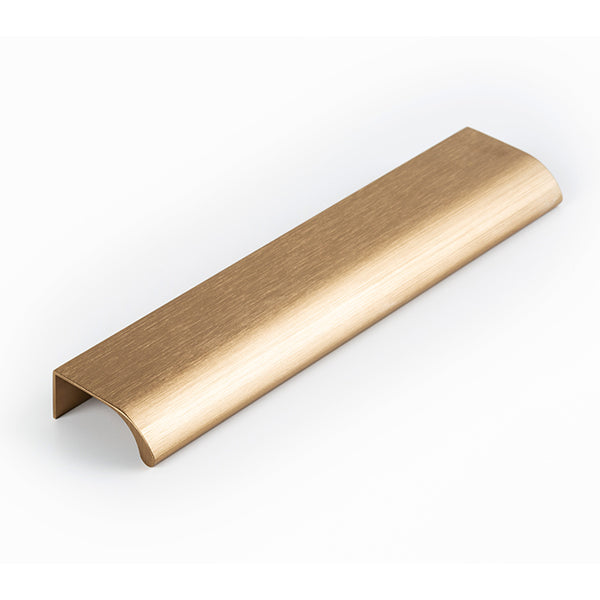 Momo Handles Ona Lip Pull Handle Dark Brushed Brass