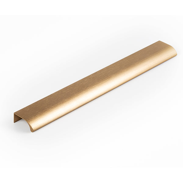 Momo Handles Ona Lip Pull Handle Dark Brushed Brass