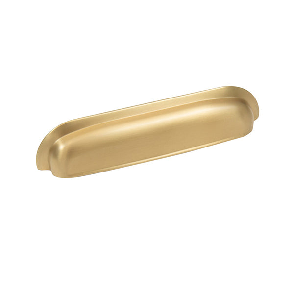 Momo Handles New Hampton Large Cup Pull 160mm Matt Brass Online at The Blue Space