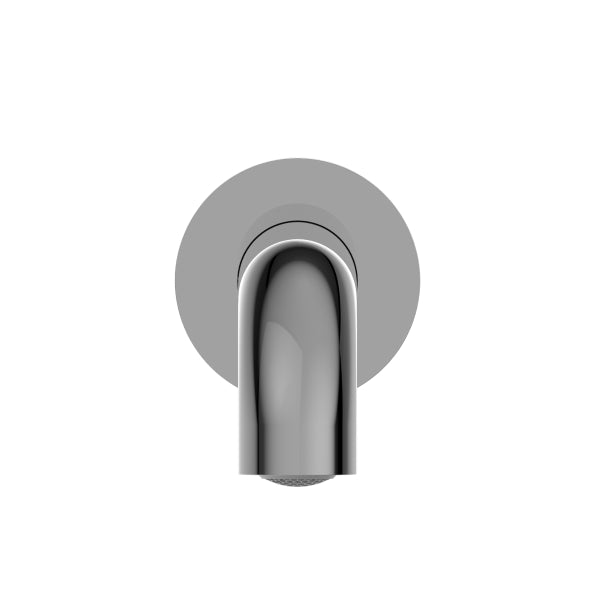 Nero Mecca Basin/Bath Spout Only 215mm Chrome Front View | The Blue Space