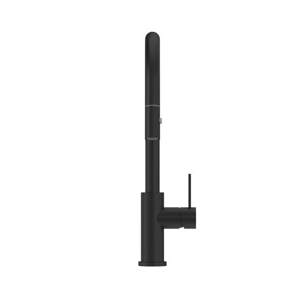 Nero Mecca Pull Out Sink Mixer With Vegie Spray Matte Black