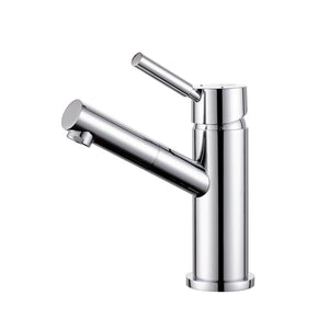 Nero Dolce Basin Mixer Angel Spout Chrome