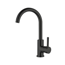 Nero Dolce Kitchen Mixer Gooseneck Matte Black - The Blue Space