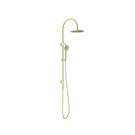 Nero Opal Twin Shower Brushed Gold with Air Shower | The Blue Space