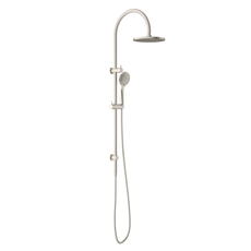 Nero Opal Twin Shower Brushed Nickel with Air Shower | The Blue Space