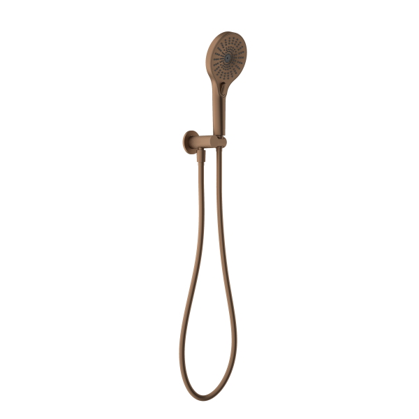Nero Opal Shower on Bracket Brushed Bronze