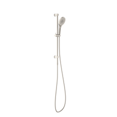 Nero Opal Rail Shower Brushed Nickel | The Blue Space