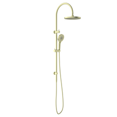 Nero Opal Twin Shower Brushed Gold | The Blue Space
