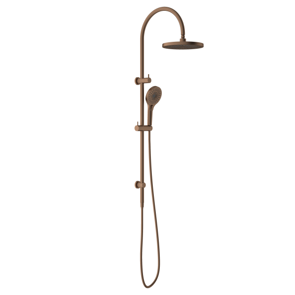 Nero Opal Twin Shower Brushed Bronze | The Blue Space
