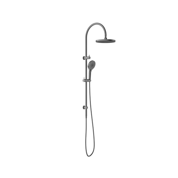 Nero Opal Twin Shower Gunmetal | The Blue Space