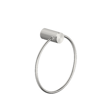 Nero Opal Towel Ring Brushed Nickel | The Blue Space