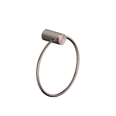 Nero Opal Towel Ring Brushed Bronze | The Blue Space