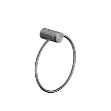 Nero Opal Towel Ring Gunmetal | The Blue Space